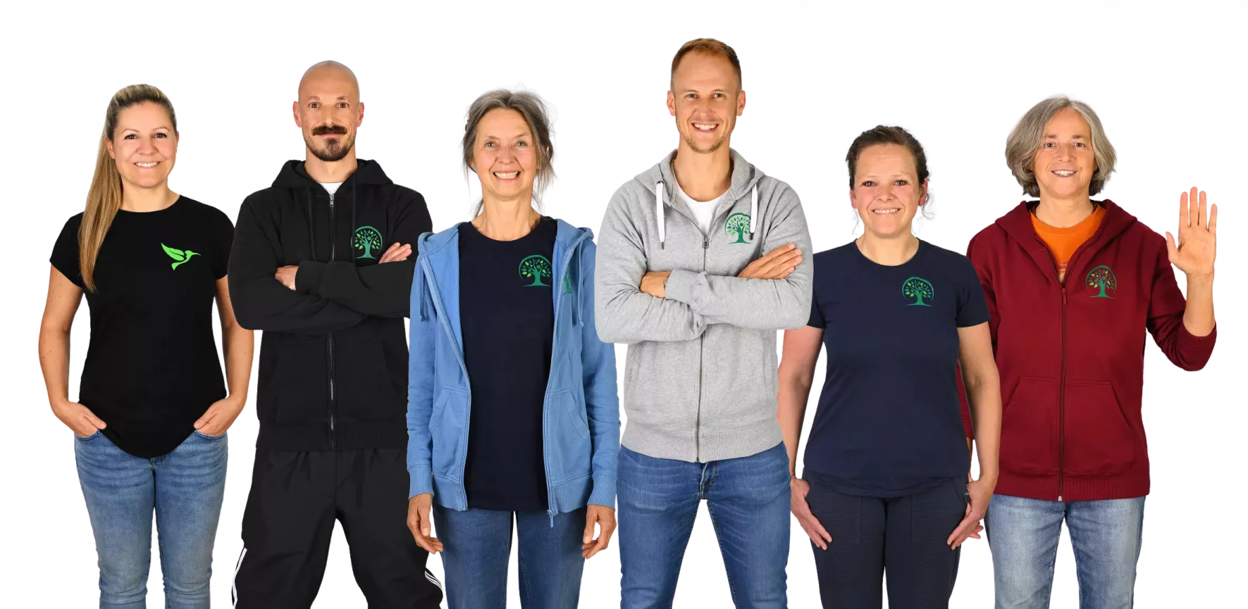 Das Praxisteam bestehend aus sechs Personen Das Praxisteam bestehend aus sechs Personen